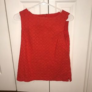 Talbots orange top